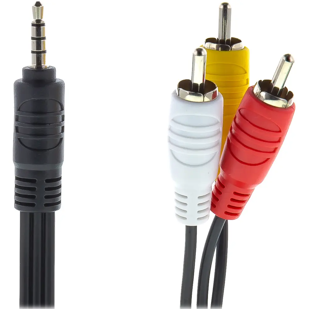 Ilustrační obrázek kategorie Jack 3,5 mm / Cinch (RCA) kabely
