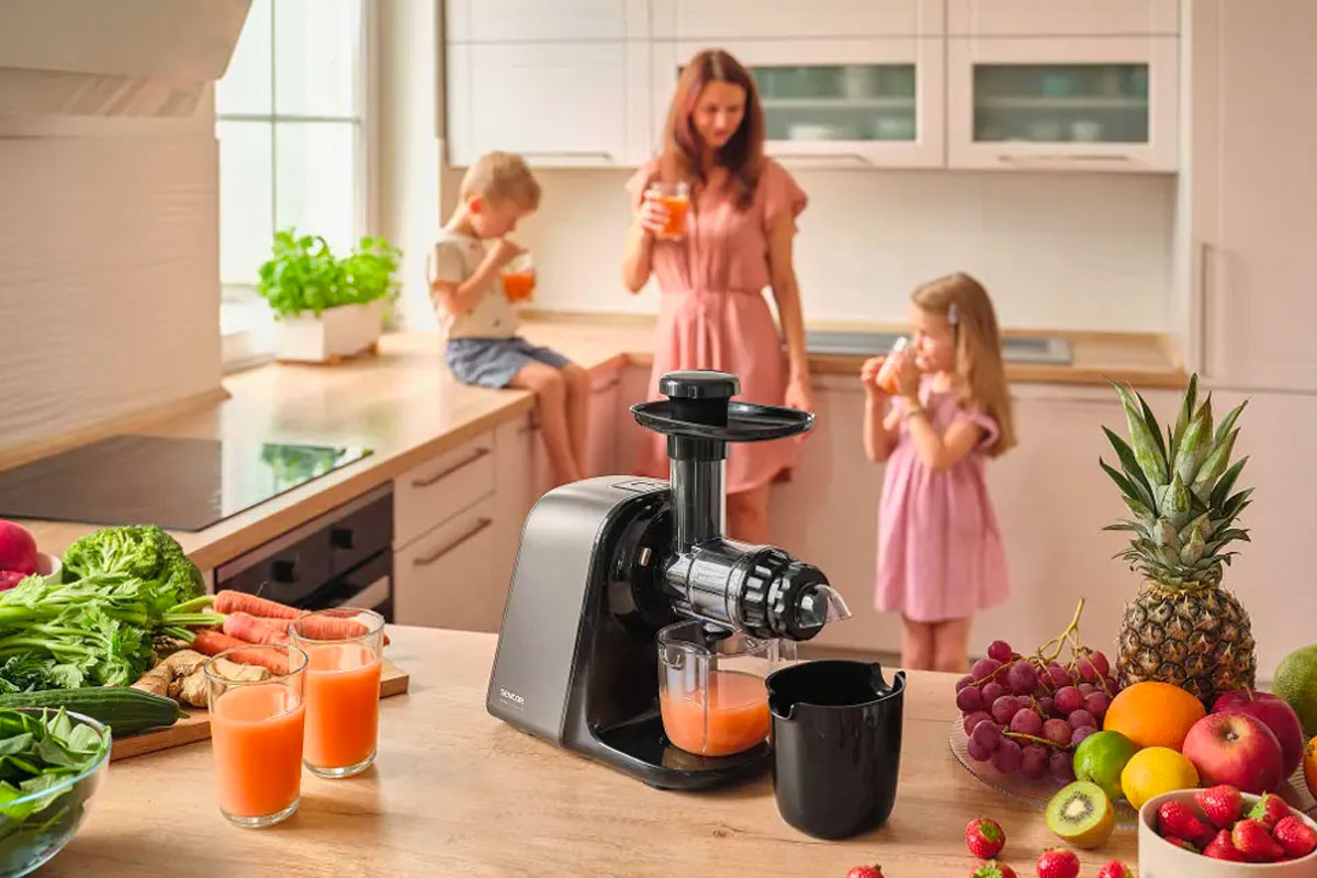 Kategória illusztrációs kép Gyümölcsprések és smoothie