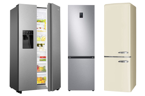 Ilustračný obrázok kategórie Voľne stojace chladničky s mrazničkou