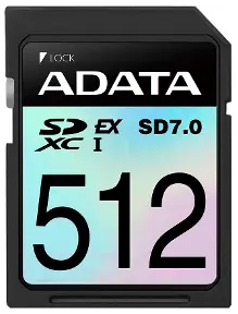 Ilustrační obrázek kategorie SD karty 512 GB