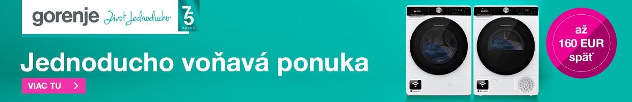 Cashback Gorenje Práčky a sušičky