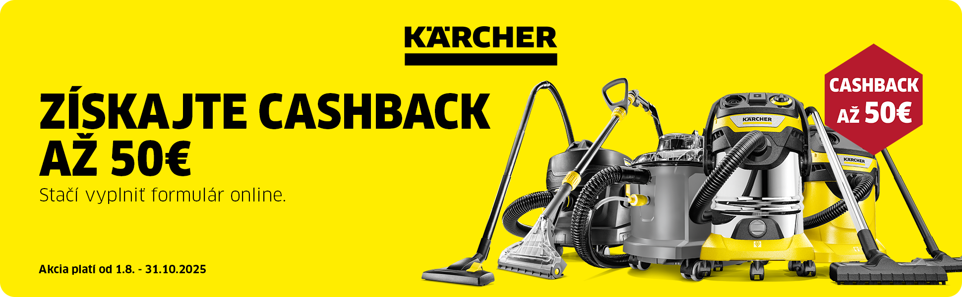 Kärcher Cashback banner