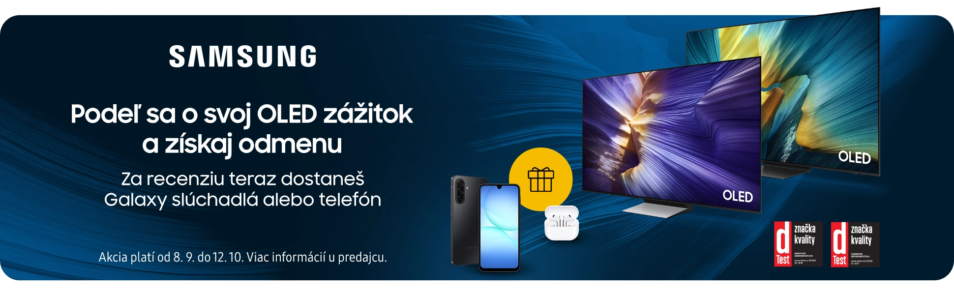 Samsung darček za recenziu