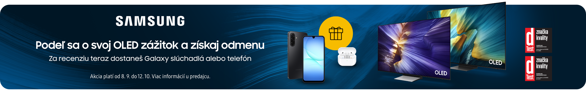 Samsung darček za recenziu