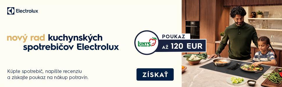 Electrolux poukaz Lunys 120€