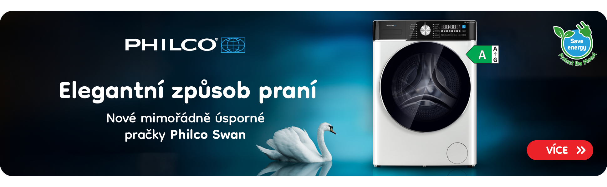Nové praní SWAN 