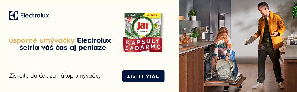 umývačky ELECTROLUX - JAR kapsuly