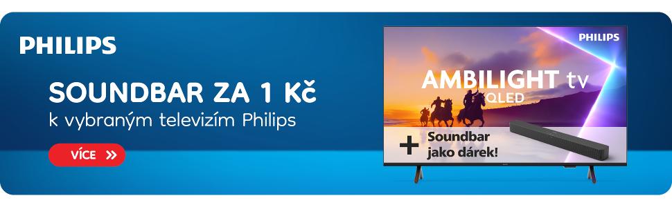 Philips - soundbar k vybraným televizím za 1 Kč