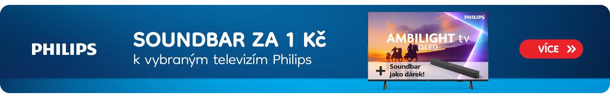 Philips - soundbar k vybraným televizím za 1 Kč