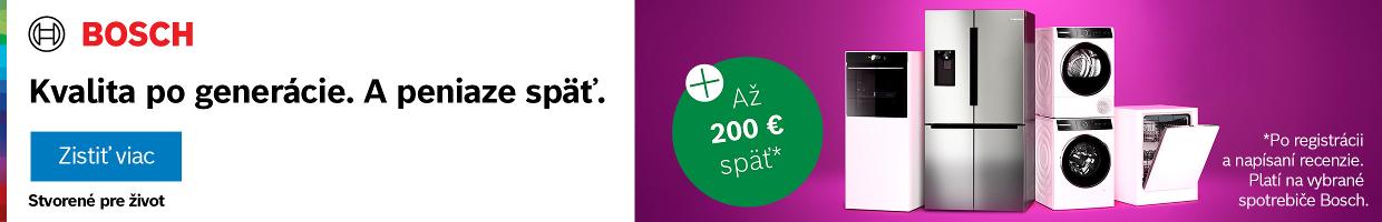 Bosch Cashback Kvalita po generácie