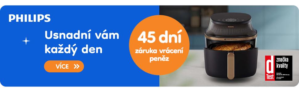 Philips SDA - záruka vrácení peněz - horkovzdušné fritézy