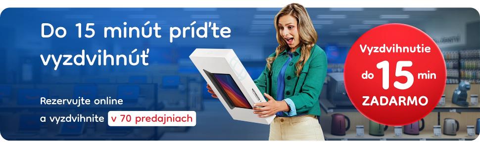 Vyzdvihnutie do 15 minút