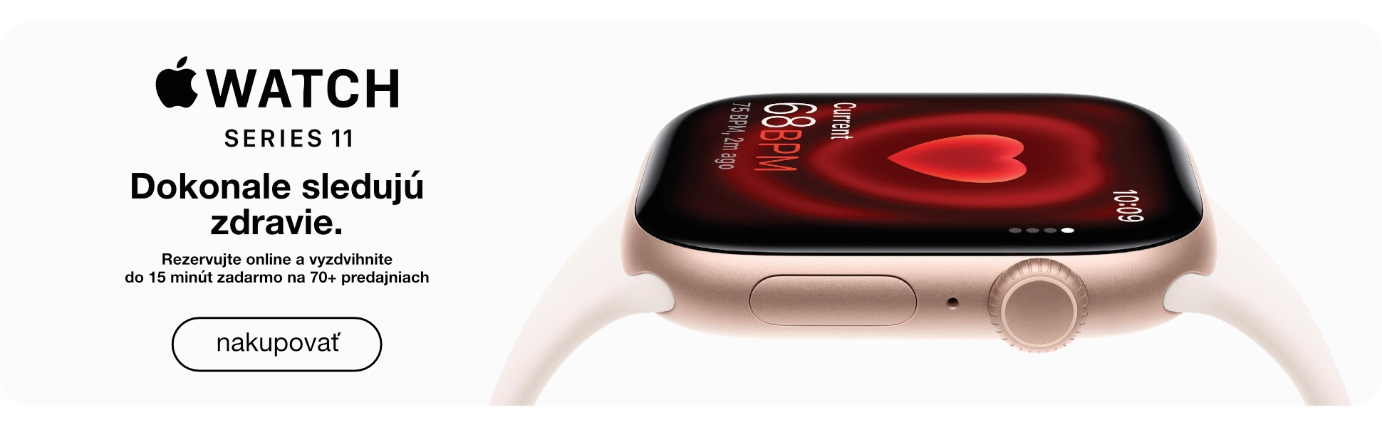 Apple Watch S 11- dokonale sledujú vaše zdravie  13.10.-16.11