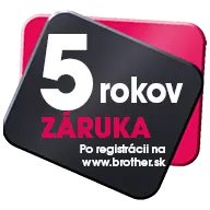 Brother predĺžená záruka 5 rokov // naplň a vytlač