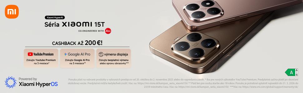 Xiaomi 15T cashback