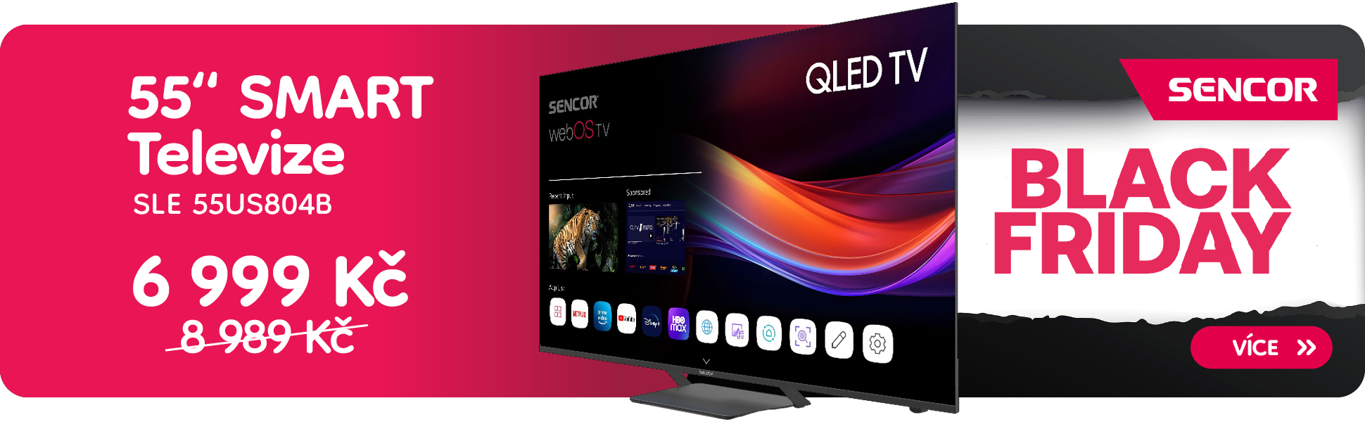 Podlinková kampaň Sencor BF - TV 