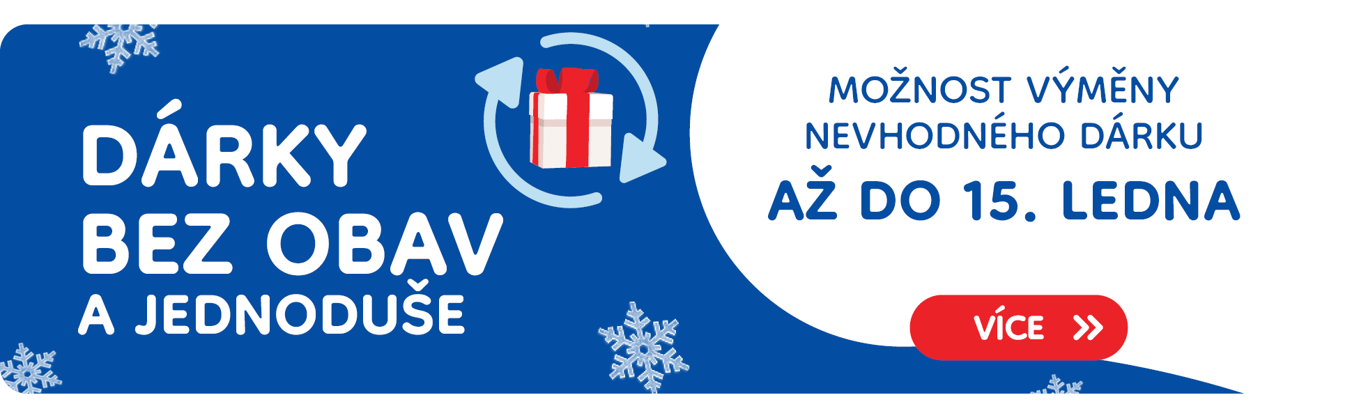 Možnost vrácení nevhodného dárku 