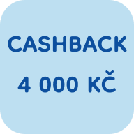Cashback 4 000 Kč  1/4-31/5