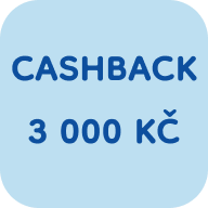 Cashback 3 000 Kč  1/4-31/5
