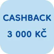 Cashback 3 000 Kč  1/4-31/5