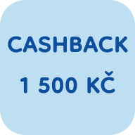 Cashback 1 500 Kč 1/4-31/5