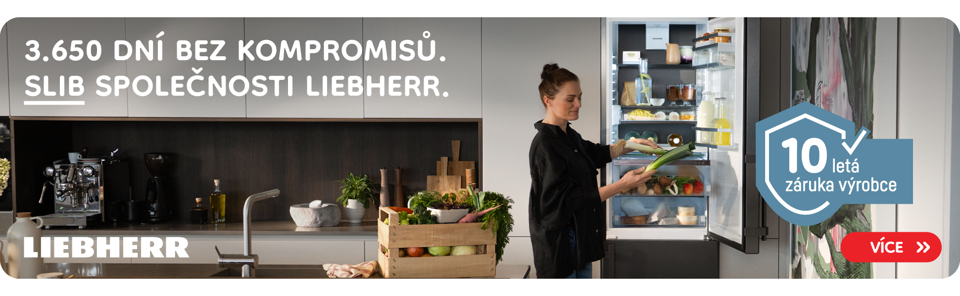 10 let záruka na vše Liebherr