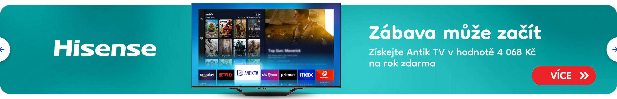 Antik TV pro Hisense televize