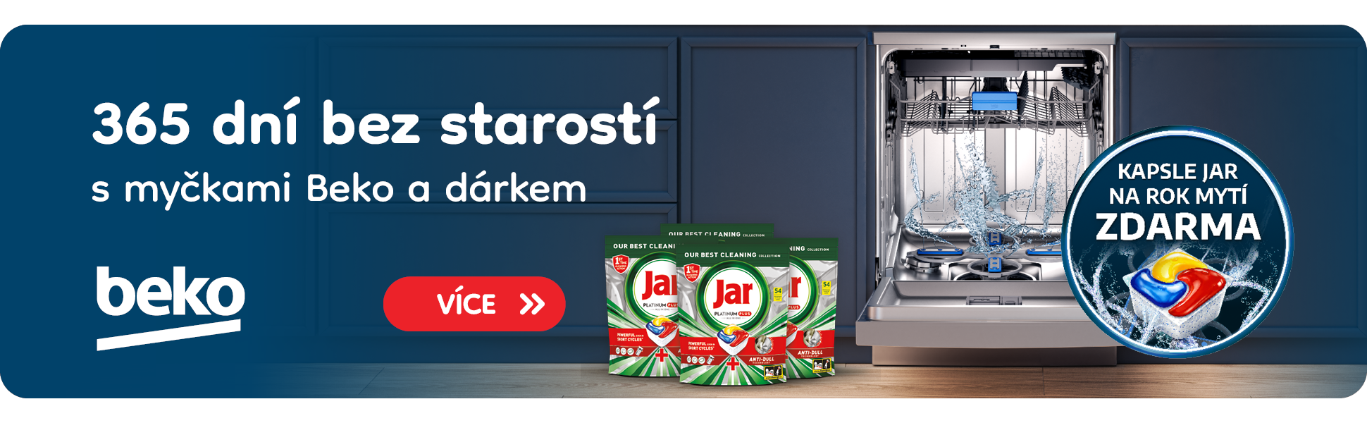 Beko myčky +JAR kapsle