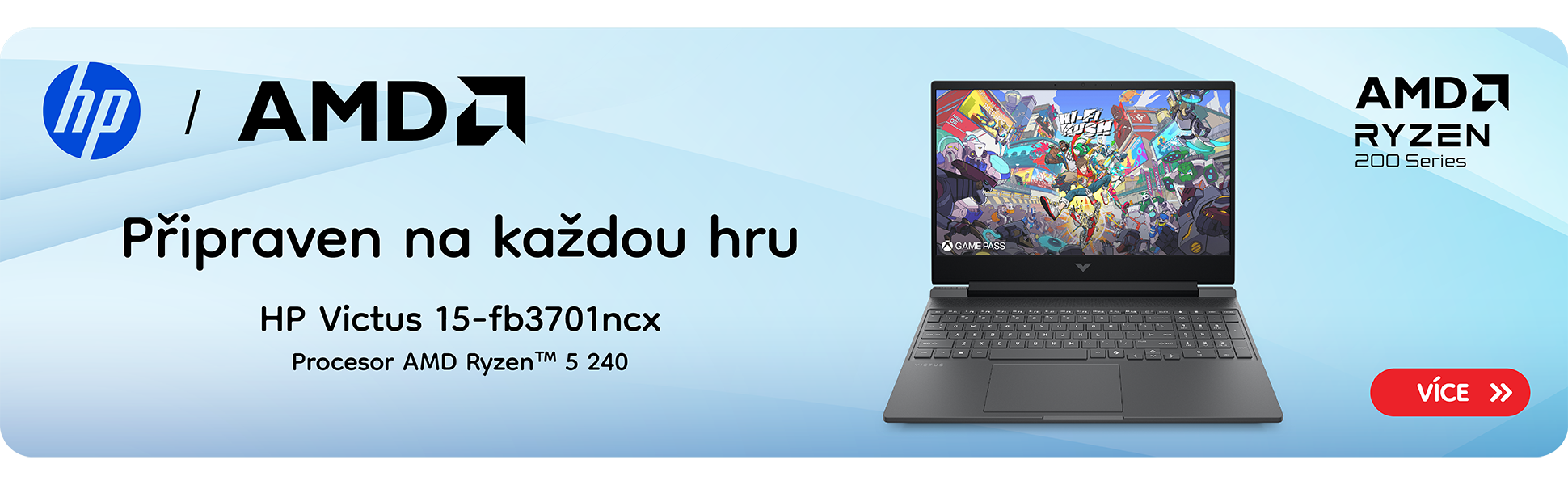 HP- notebooky externí - Vivus Ryzen 