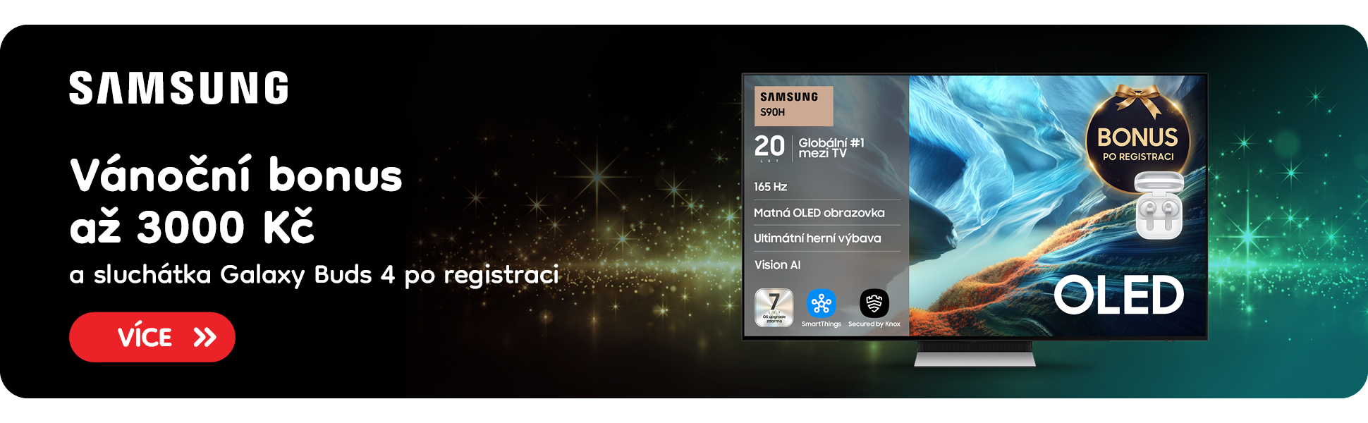 Samsung CE- Premium Cashback + sluchátka 