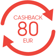 80€ CASHBACK
