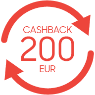 200€ CASHBACK