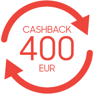 400€ CASHBACK