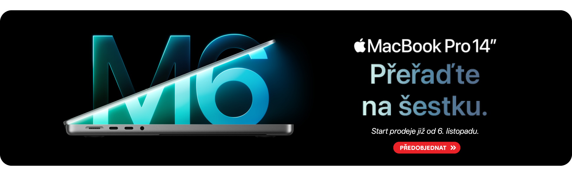 MacBook PRO 14" novinka - předobjednávky