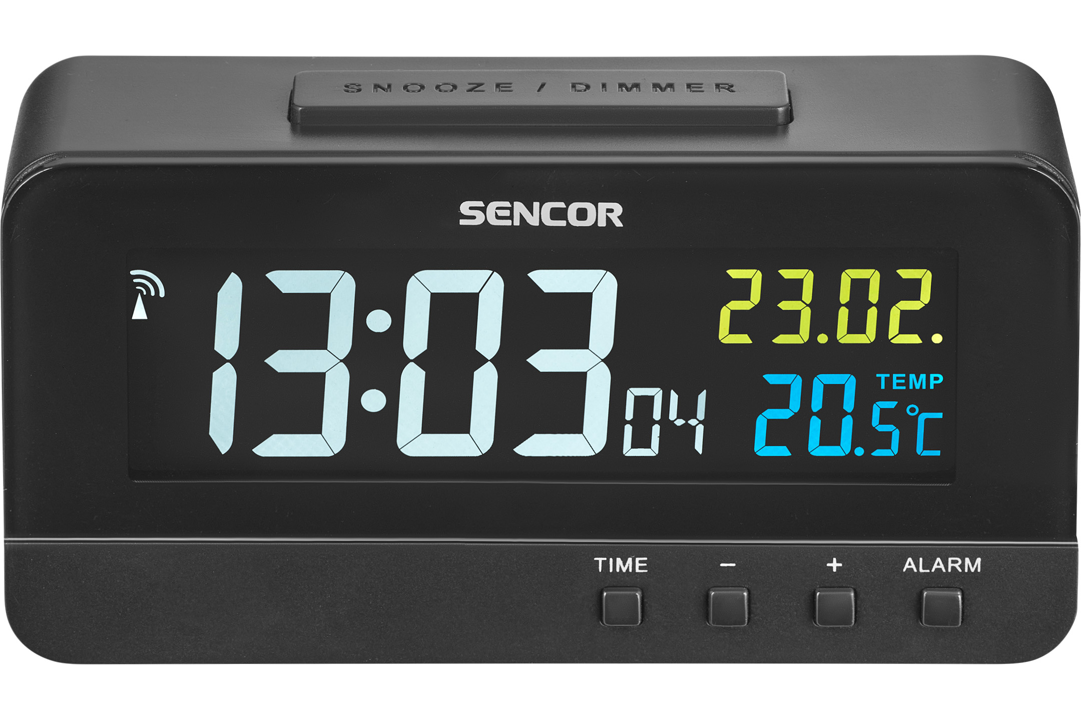 Sencor digitální hodiny s budíkem SDC 4800, obsah balení
