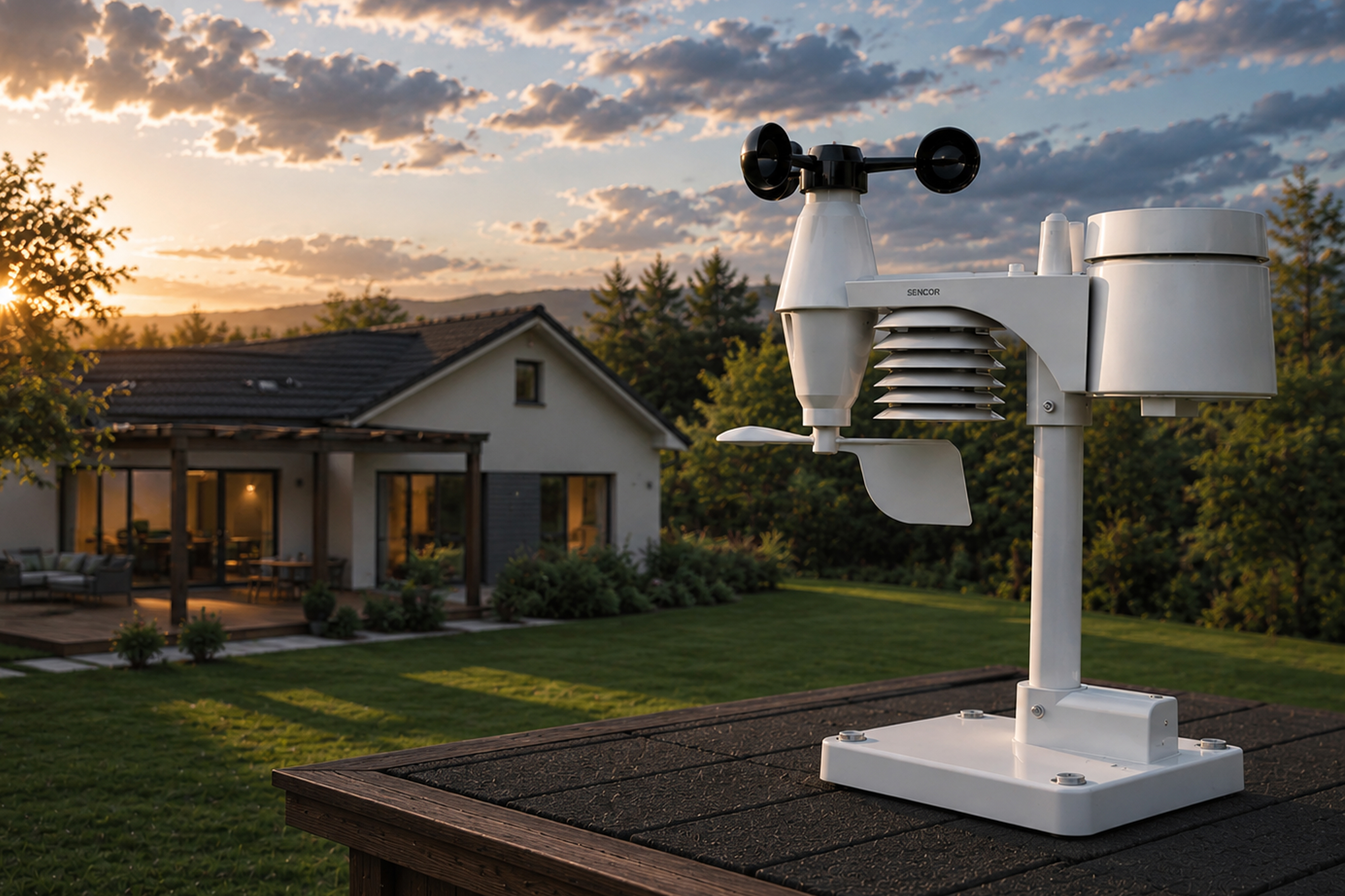 Sencor SWS 12500 WiFi wifi weather station with 7-in-1 sensor