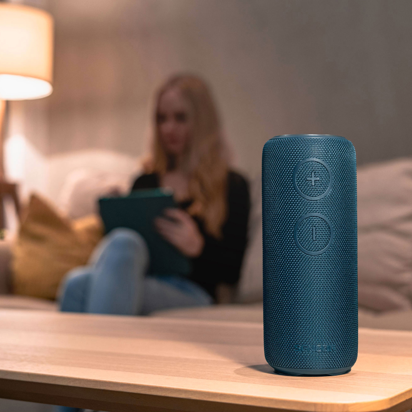 Sencor wodoodporny głośnik bluetooth z tws SIRIUS 2 Maxi Navy