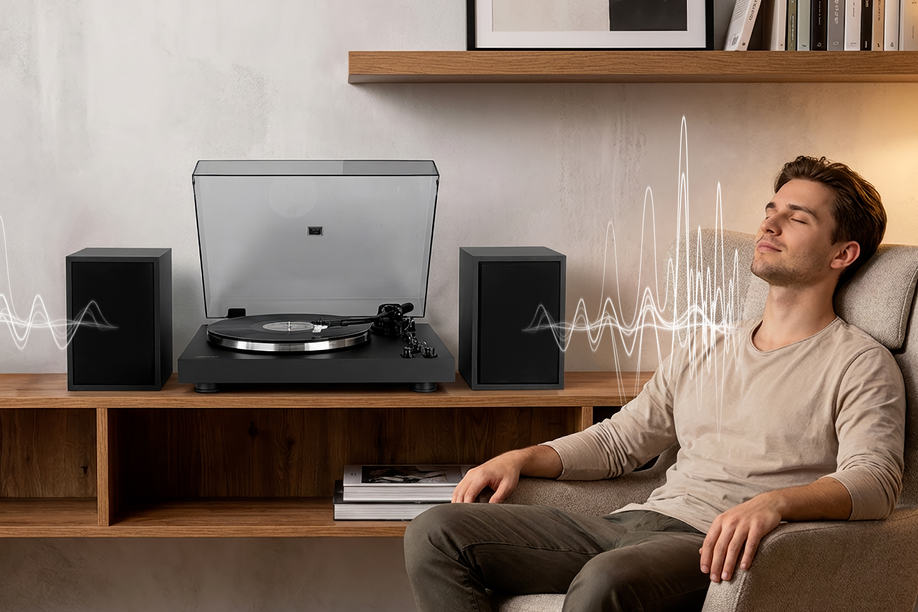 Sencor gramofon z głośnikami i wkładką mm STT 650SBA