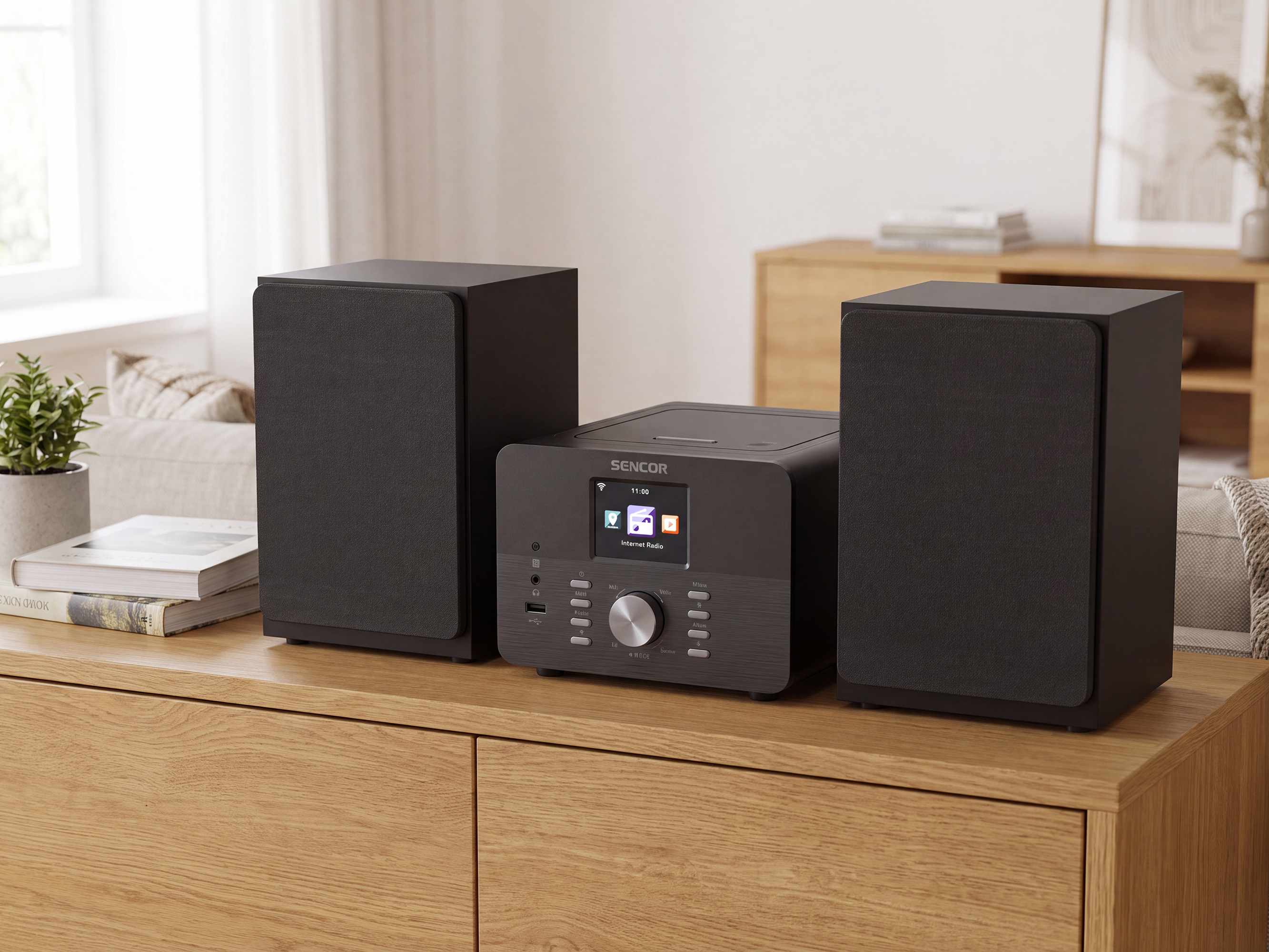 Sencor SMC 5100WDB mikro hi-fi rendszer