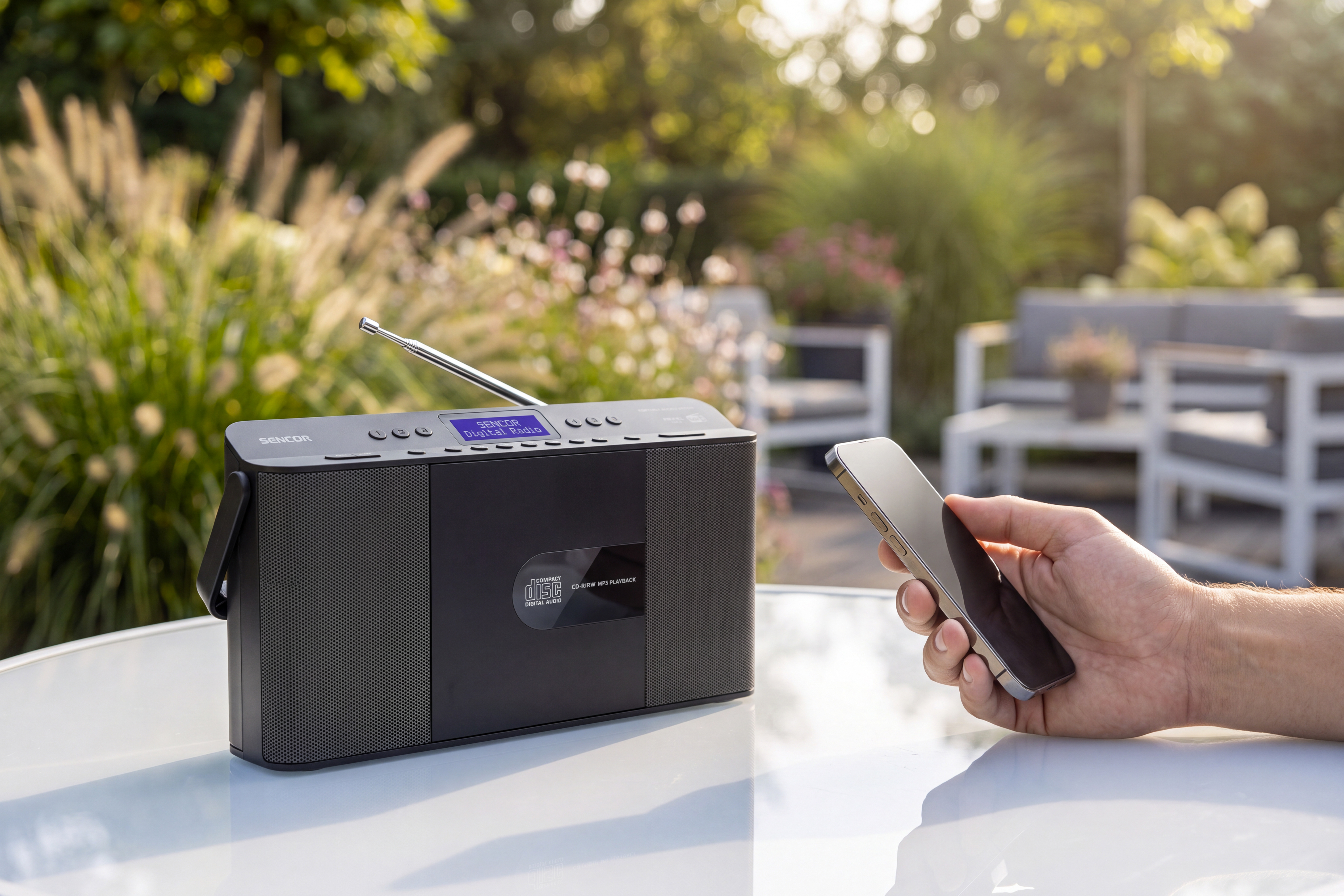 Sencor radioodtwarzacz z cd, dab+ i bluetooth SPT 7500DB