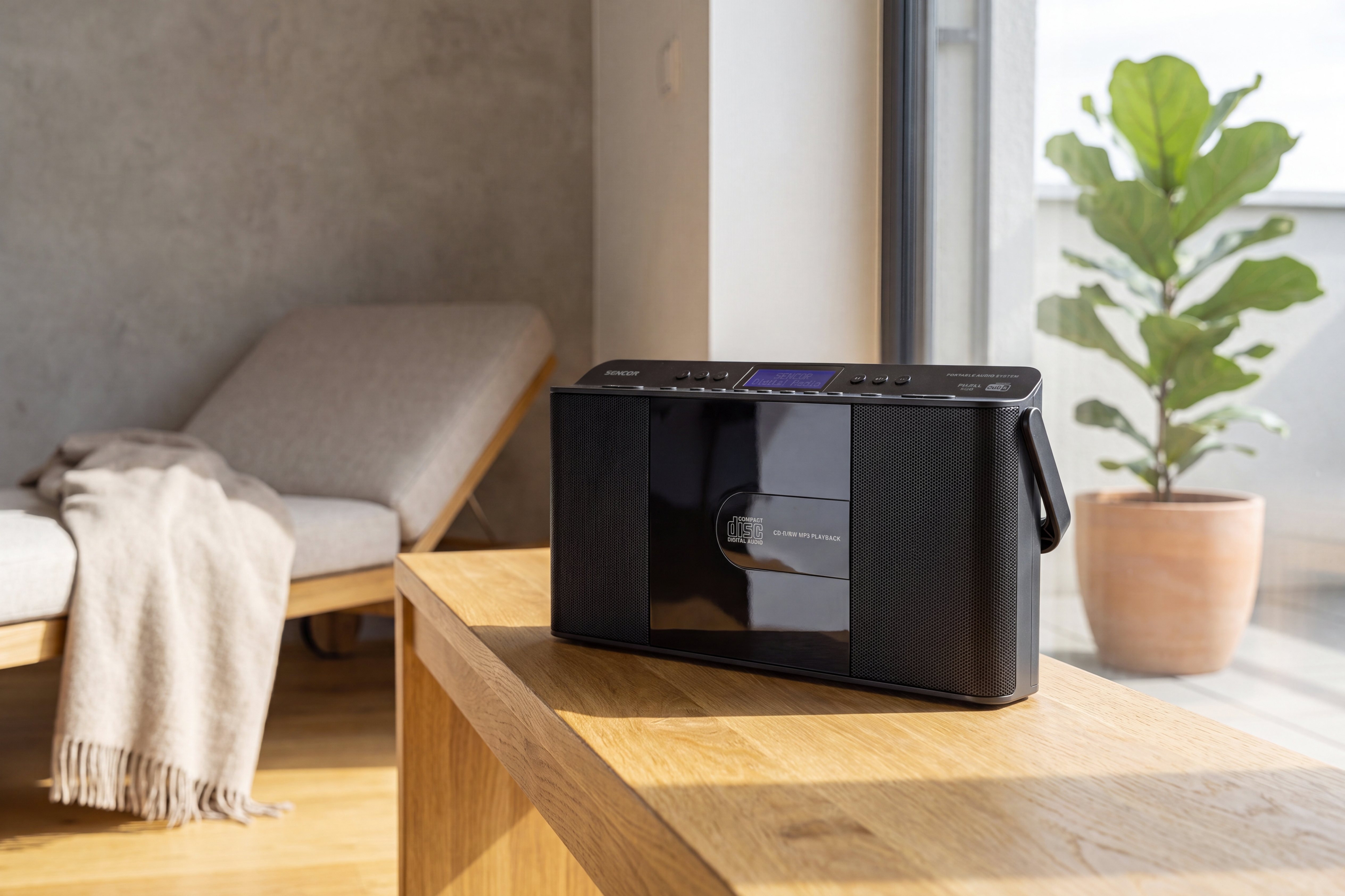 Sencor radioodtwarzacz z cd, dab+ i bluetooth SPT 7500DB