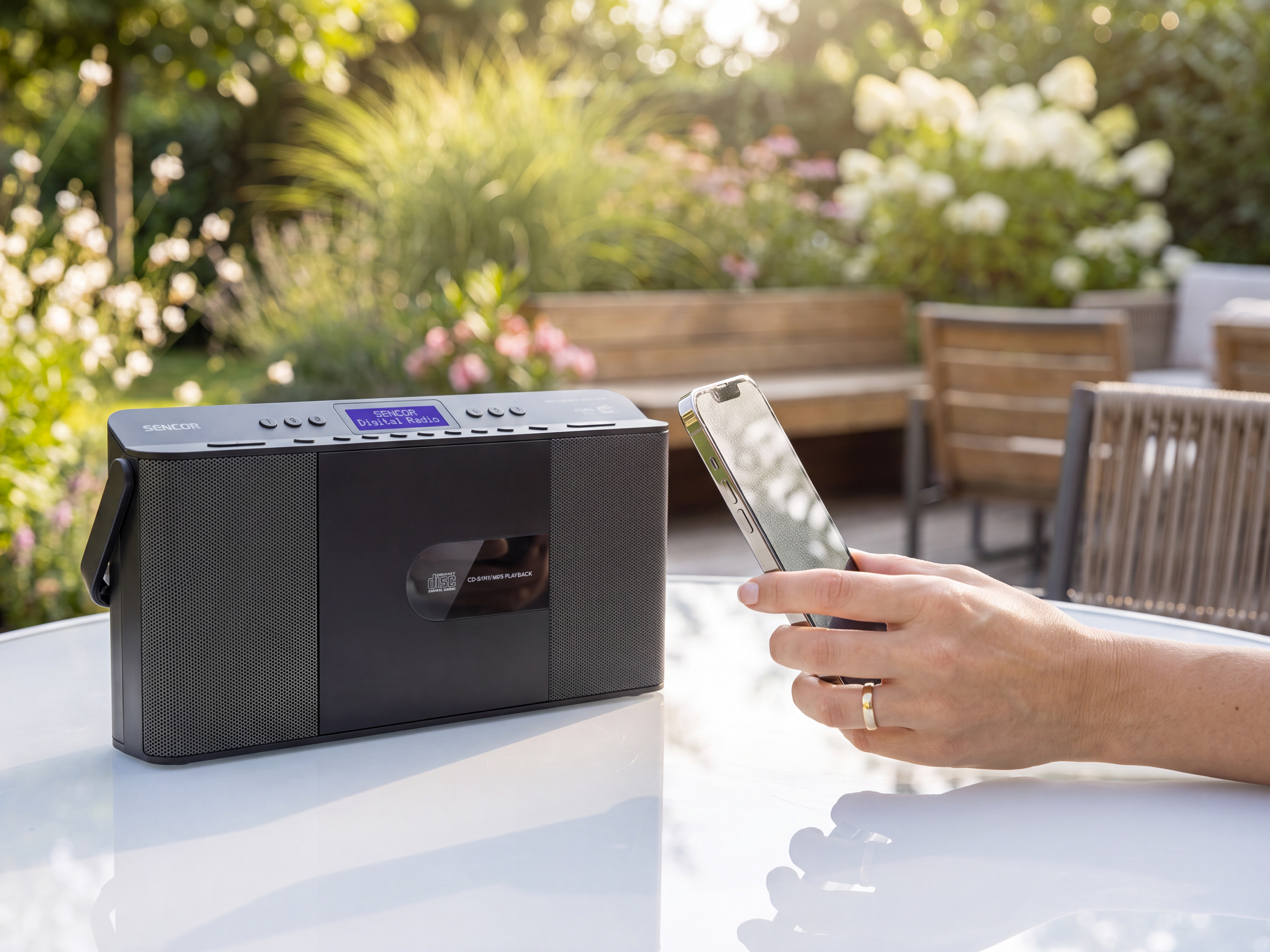 Sencor radioodtwarzacz z cd, dab+ i bluetooth SPT 7500DB