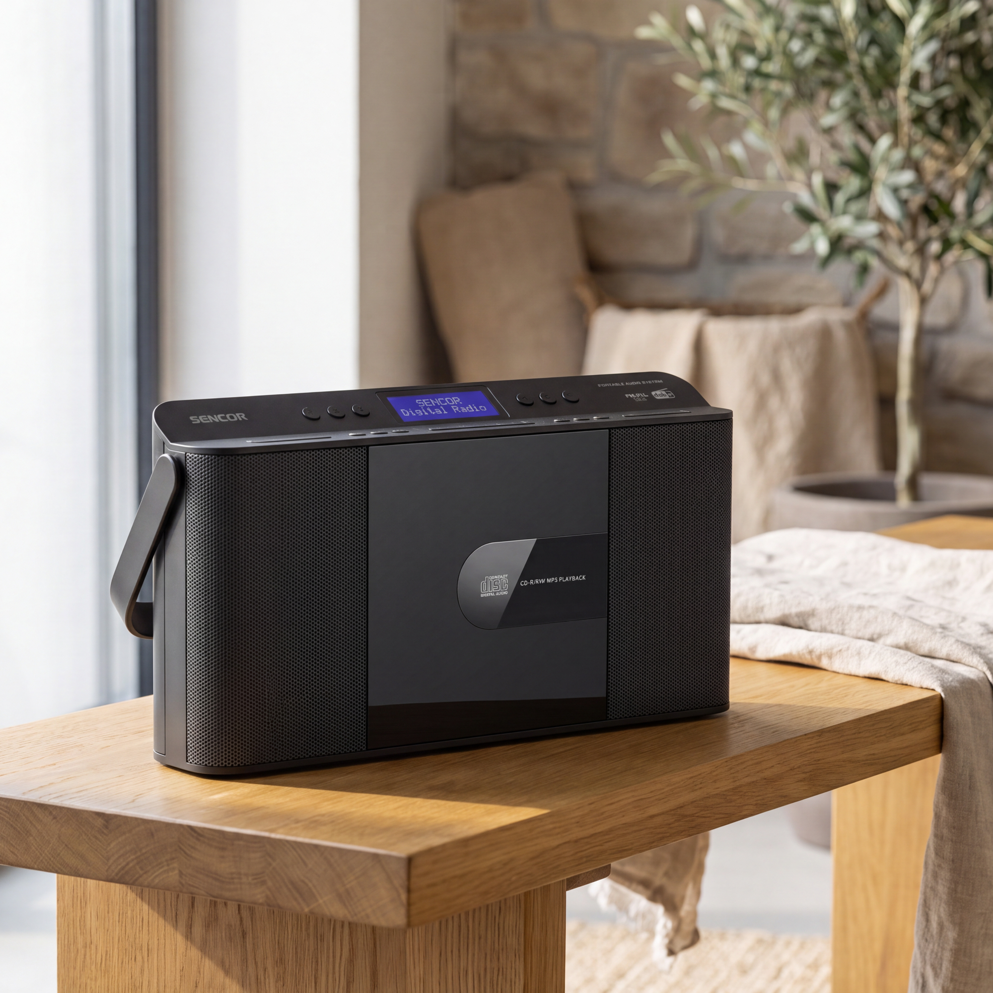 Sencor radioodtwarzacz z cd, dab+ i bluetooth SPT 7500DB