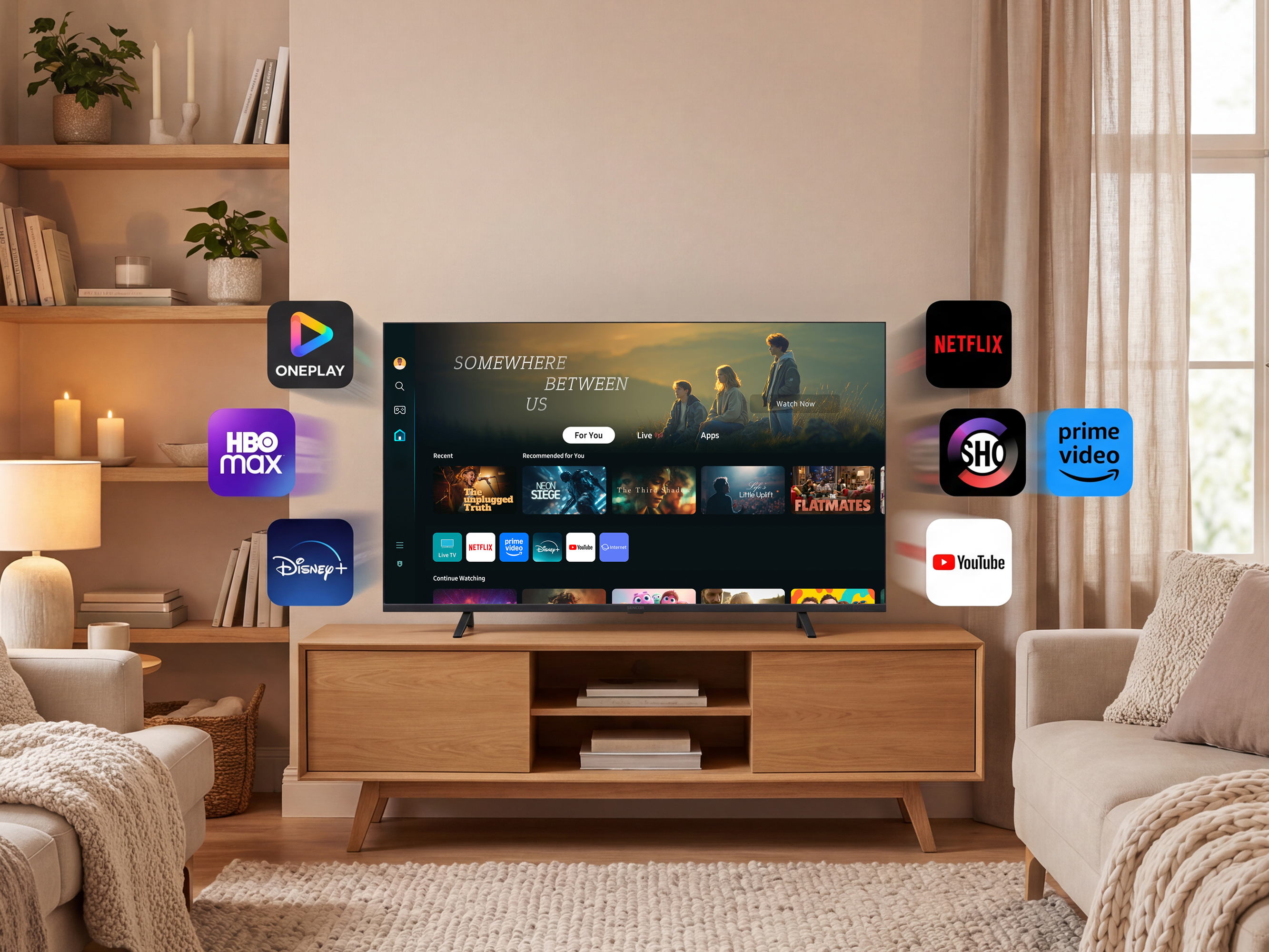 Sencor uhd televízor s uhlopriečkou 43 palcov SLE 43TU700B
