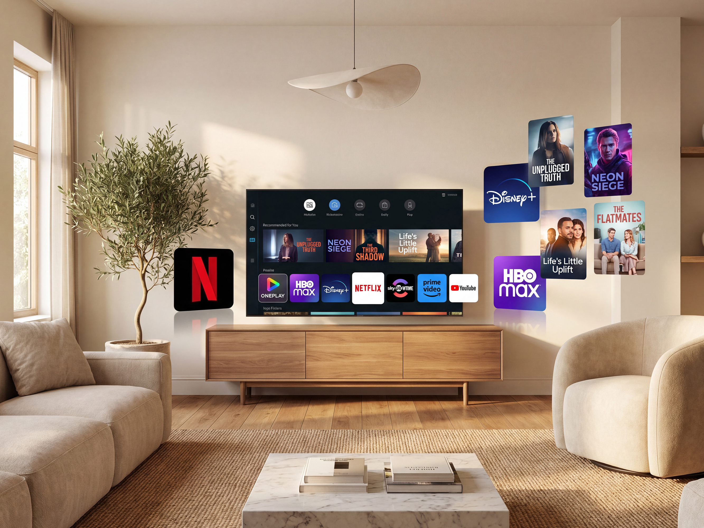 Sencor uhd televizor s úhlopříčkou 55 palců SLE 55TU700B