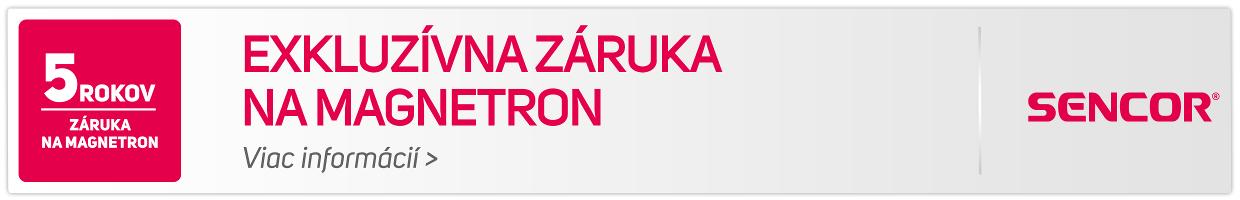 Sencor 5 rokov záruka magnetron-detail
