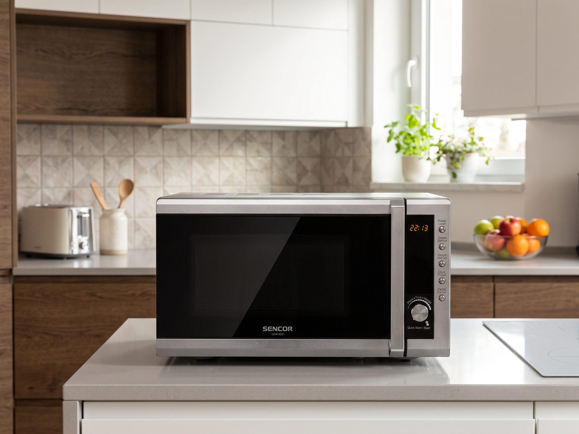 Sencor SMW 6001DS 20-liter stainless steel microwave oven
