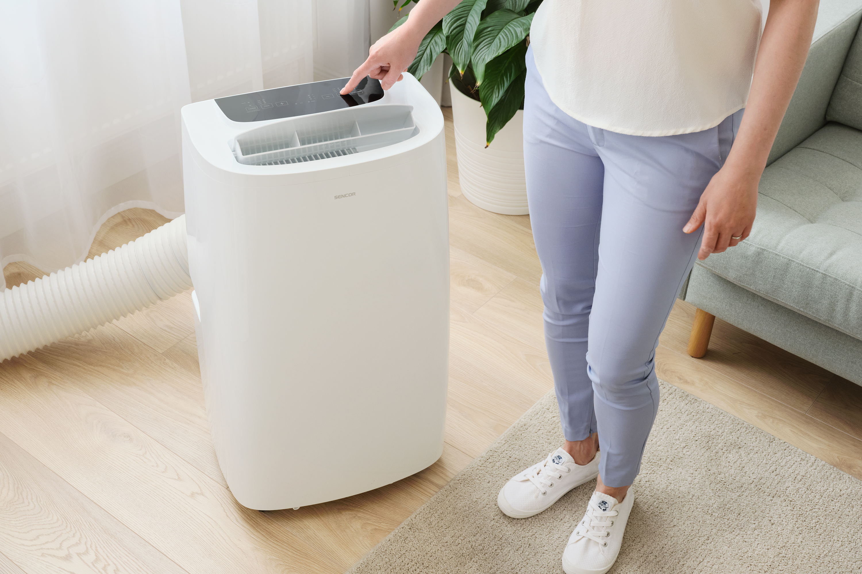Sencor mobilny klimatyzator z wi-fi i programatorem czasowym SAC MT1603C