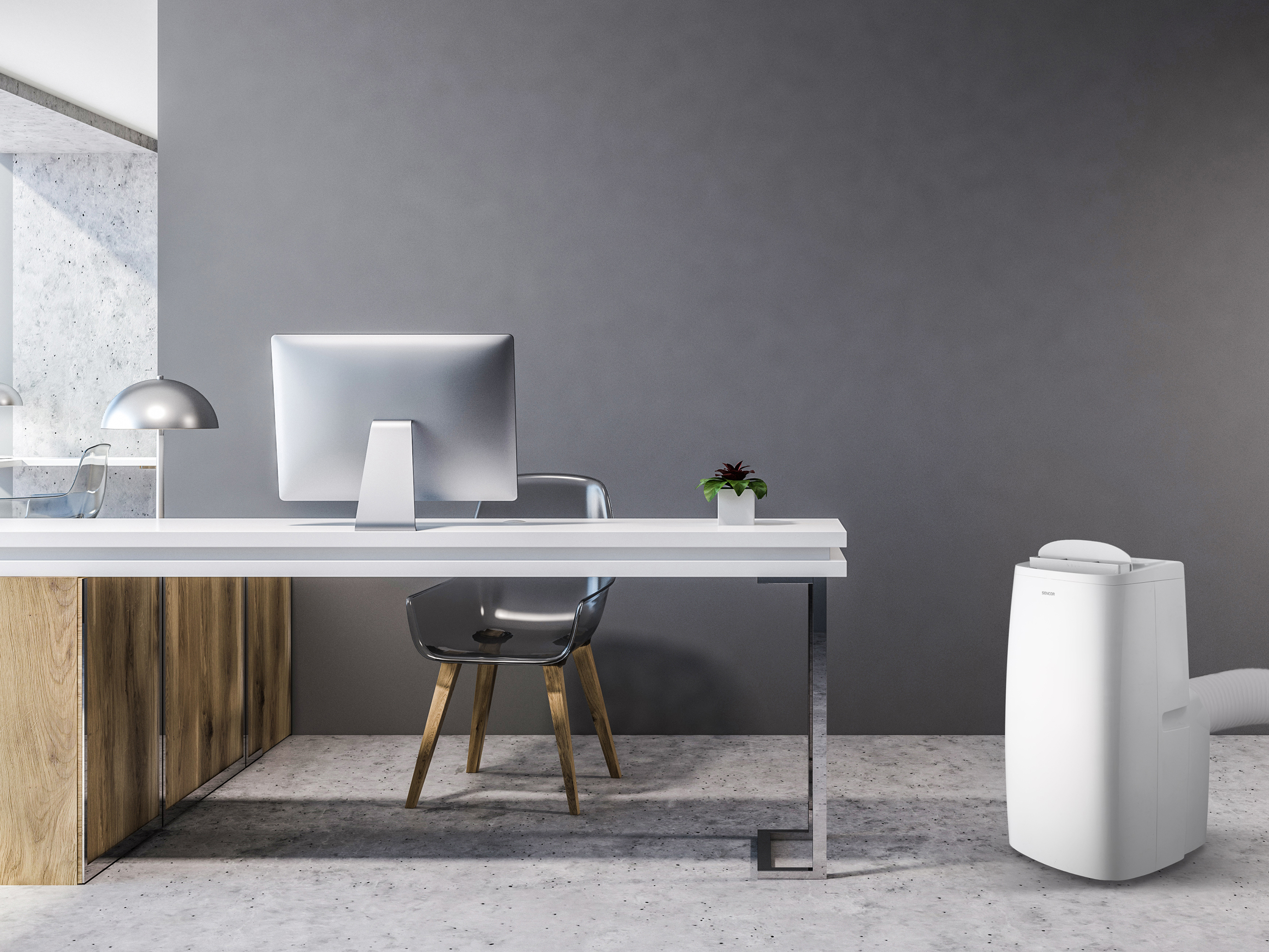 Sencor SAC MT1603C portable air conditioner with wi-fi and a timer
