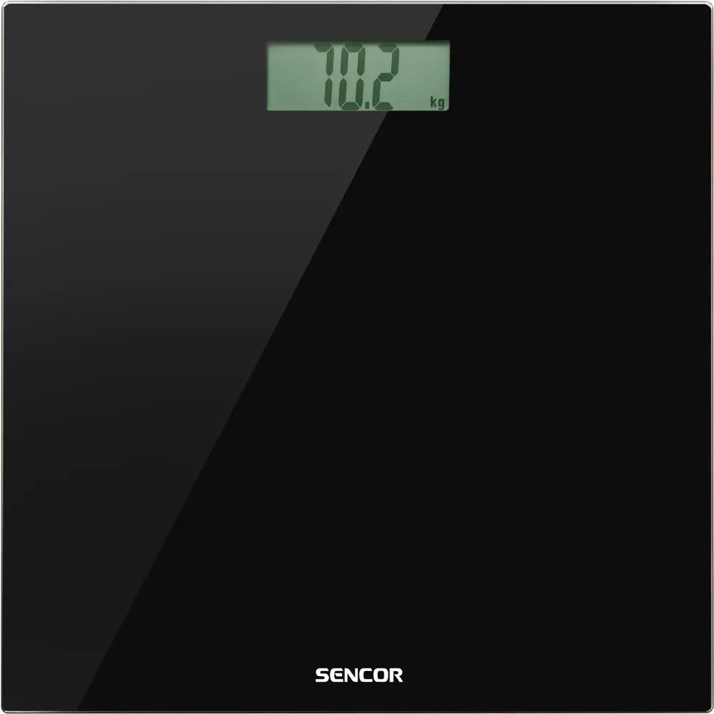 Sencor SBS 2300BK digital bathroom scale made of tempered glass